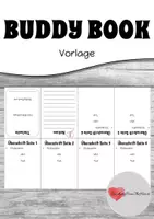 Vorschau - Mal- und Bastelvorlagen - Buddy Book Vorlage - Deckblatt