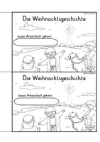 Vista previa - Unidades / Secuencias / Situaciones de Aprendizaje - Alemán Arbeitsheft Biblische Weihnachtsgeschichte Weihnachten Grundschule Religion Geburt Jesu Christi Bibel Jesus - página 1