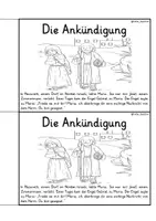 Vista previa - Unidades / Secuencias / Situaciones de Aprendizaje - Alemán Arbeitsheft Biblische Weihnachtsgeschichte Weihnachten Grundschule Religion Geburt Jesu Christi Bibel Jesus - página 2
