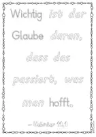 Vista previa - Unidades / Secuencias / Situaciones de Aprendizaje - Alemán Bibelverse Hoffnung inkl. Reflexionsteil - zum Ausmalen, kreativen Gestalten, Reflektieren und Theologisieren mit Kindern im Religionsunterricht Bibel - página 3