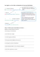 Vorschau - Arbeitsblätter - Das Pronomen es als Stellvertreter von dass Sätzen oder Infinitivsätzen - Seite 1