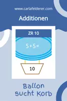 Vorschau - Spiele - Additionen im ZR 10: Ballon sucht Korb - Deckblatt
