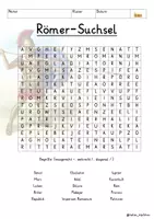 Vista previa - Juegos / Gamificación - Alemán Römer Suchsel (Buchstabengitter) Imperium Romanum Antike Rätsel - Portada