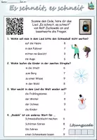 Vorschau - Arbeitsblätter - Mini Escape Room "der Winter" 5 Rätsel DaZ / Deutsch - Seite 1