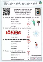 Vorschau - Arbeitsblätter - Mini Escape Room "der Winter" 5 Rätsel DaZ / Deutsch - Seite 2