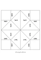 Vorschau - Mal- und Bastelvorlagen - Himmel und Hölle/Schnipp Schnapp - Vorlage - Seite 1