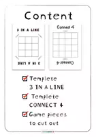 Vista previa - Juegos / Gamificación - 3 IN A LINE & Connect 4 | Game templates | Game pieces - página 1
