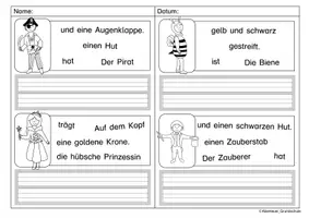 Vorschau - Arbeitsblätter - Schüttelsätze Fasching - Seite 2