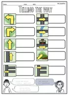 Vorschau - Arbeitsblätter - Giving Directions Englisch | Tafelmaterial & Vokabelblatt | Wegbeschreibung Englisch | Klasse 6 - 7 - Seite 2