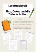 Vorschau - Unterrichtsreihen - Lesetagebuch "Rico, Oskar und die Tieferschatten" - Deckblatt