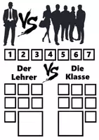 Vorschau - Arbeitsblätter - Schlag den Lehrer (Wahrscheinlichkeitsrechnung Klasse 9) - Deckblatt
