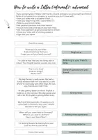 Vorschau - Arbeitsblätter - Writing Course: How to write a Letter - Seite 1