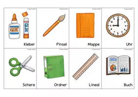 Vorschau - Fördermaterial/Inklusion - Wortschatzübung in der Schule - Seite 1