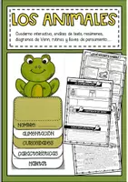 Vista previa - Unidades / Secuencias / Situaciones de Aprendizaje - Los animales vertebrados e invertebrados - Portada