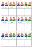 Vorschau - Arbeitsblätter - Zehner und Einer- AB IV - Gebärdensprache - Seite 3