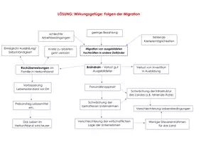 Vorschau - Arbeitsblätter - Wirkungsgefüge Folgen der Migration Braindrain Rücküberweisungen Erdkunde Klasse 8/9 - Seite 3