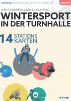 Vorschau - Stationenlernen - Wintersport in der Turnhalle - Deckblatt