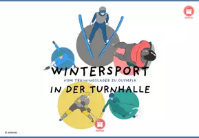 Vorschau - Stationenlernen - Wintersport in der Turnhalle - Seite 1
