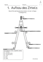 Vorschau - Arbeitsblätter - Wir werden Zirkelexperten - Zirkeleinheit - Kreis - Deckblatt