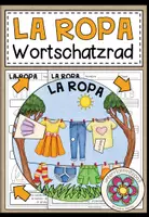 Vorschau - Arbeitsblätter - LA ROPA (Kleidung) - Wortschatzrad (Spanisch) - Deckblatt