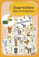 Vorschau - Bildkarten - DaZ Bauernhoftiere - Bild- und Wortkarten - Deckblatt