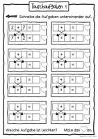 Vorschau - Arbeitsblätter - Tauschaufgaben verstehen – Mathe Klasse 1 (Zahlenraum 10) - Seite 3