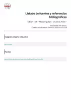 Vista previa - Manualidades / Dibujos para colorear - Cliparts Gráficos: Planta floreciendo - página 1