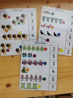 Vorschau - Stationenlernen - Zählen bis 5 - Deckblatt