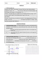 Vorschau - Merkblätter - Merkblatt Vektoren - Koordinaten lesen, berechnen - Deckblatt