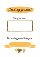 Vorschau - Arbeitsblätter - Working with Literature: Reading Journal for every book - Seite 1