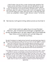 Vorschau - Arbeitsblätter - Lesespurgeschichte - Wo ist Mina? - Seite 3