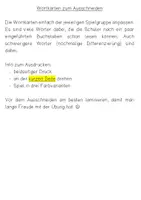 Vorschau - Arbeitsblätter - Wörter richtig schreiben üben 1. Klasse Teil 1 - Seite 3