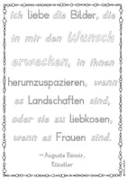 Vorschau - Unterrichtsreihen - Künstler und ihre Kunstwerke Zitate zum Ausmalen, Reflektieren und Diskutieren Kunst Grundschule/Unterstufe - Seite 2