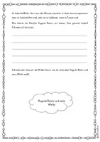 Vorschau - Unterrichtsreihen - Auguste Renoir - Künstler Zitat zum kreativen Ausmalen/Gestalten inkl. Reflexion Kunst Grundschule Kunstunterricht Malen Maler - Seite 3
