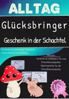 Vorschau - Bildkarten - Allgemein: Geschenk: Glück in der Streichholzschachtel - Deckblatt