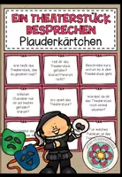 Vorschau - Fördermaterial/Inklusion - EIN THEATERSTÜCK BESPRECHEN - Plauderkärtchen - Deckblatt