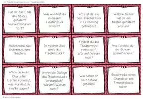 Vorschau - Fördermaterial/Inklusion - EIN THEATERSTÜCK BESPRECHEN - Plauderkärtchen - Seite 2