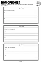 Vorschau - Arbeitsblätter - Anchor Charts - Homophones - there / their / they're - Seite 1