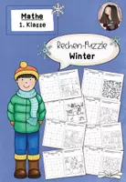 Vorschau - Arbeitsblätter - Rechenpuzzles Winter ZR 20 (Klasse 1) Mathematik - Deckblatt