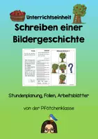 Vorschau - Unterrichtsreihen - Eine Bildergeschichte schreiben - komplette Unterrichtseinheit - Deckblatt