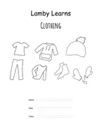 Vorschau - Arbeitsblätter - Lamby Learns Clothing - Lamby lernt Kleidung-3. Klasse - Seite 1