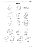 Vorschau - Arbeitsblätter - Lamby Learns Clothing - Lamby lernt Kleidung-3. Klasse - Seite 2