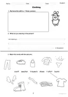 Vorschau - Arbeitsblätter - Lamby Learns Clothing - Lamby lernt Kleidung-3. Klasse - Seite 3
