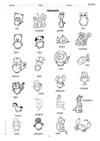 Vorschau - Arbeitsblätter - Lamby Learns Animals - Lamby lernt Tiere -3. Klasse - Seite 2