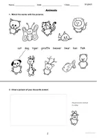Vorschau - Arbeitsblätter - Lamby Learns Animals - Lamby lernt Tiere -4. Klasse - Seite 3