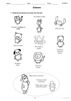 Vorschau - Arbeitsblätter - Lamby Learns Colours- Lamby lernt Farbe-3. Klasse - Seite 3