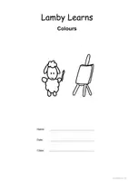Vorschau - Arbeitsblätter - Lamby Learns Colours- Lamby lernt Farbe-4. Klasse - Seite 1