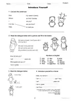 Vorschau - Arbeitsblätter - Lamby Learns Introducing Yourself - Lamby lernt sich selbst vorzustellen-3. Klasse - Seite 3