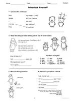 Vorschau - Arbeitsblätter - Lamby Learns Introducing Yourself - Lamby lernt sich selbst vorzustellen-4. Klasse - Seite 3
