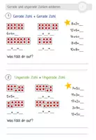 Vorschau - Arbeitsblätter - Addition von geraden und ungeraden Zahlen - Seite 3